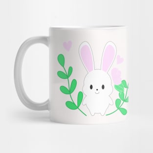 white bunny Mug